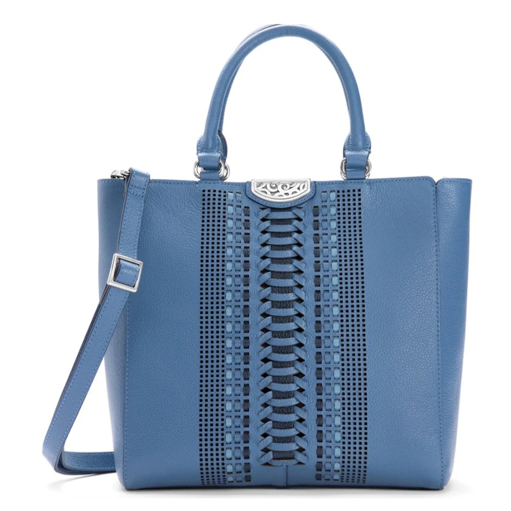 Brighton Daniela Hand-held Tote Canyon Blue Excellent Condition